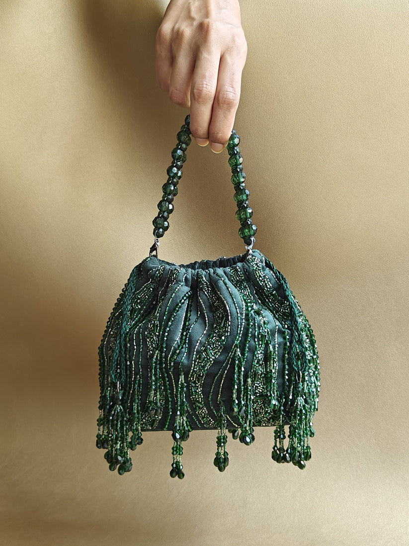 The Pouch In Bottle Green