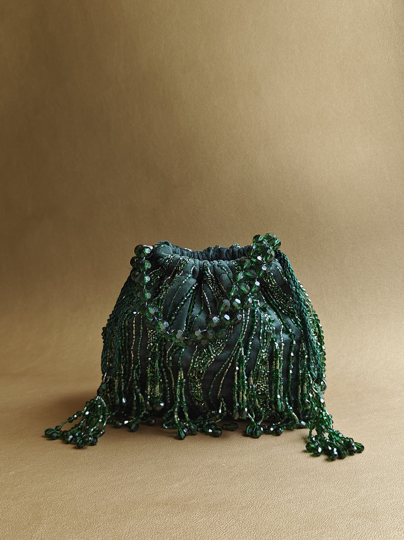 The Pouch In Bottle Green