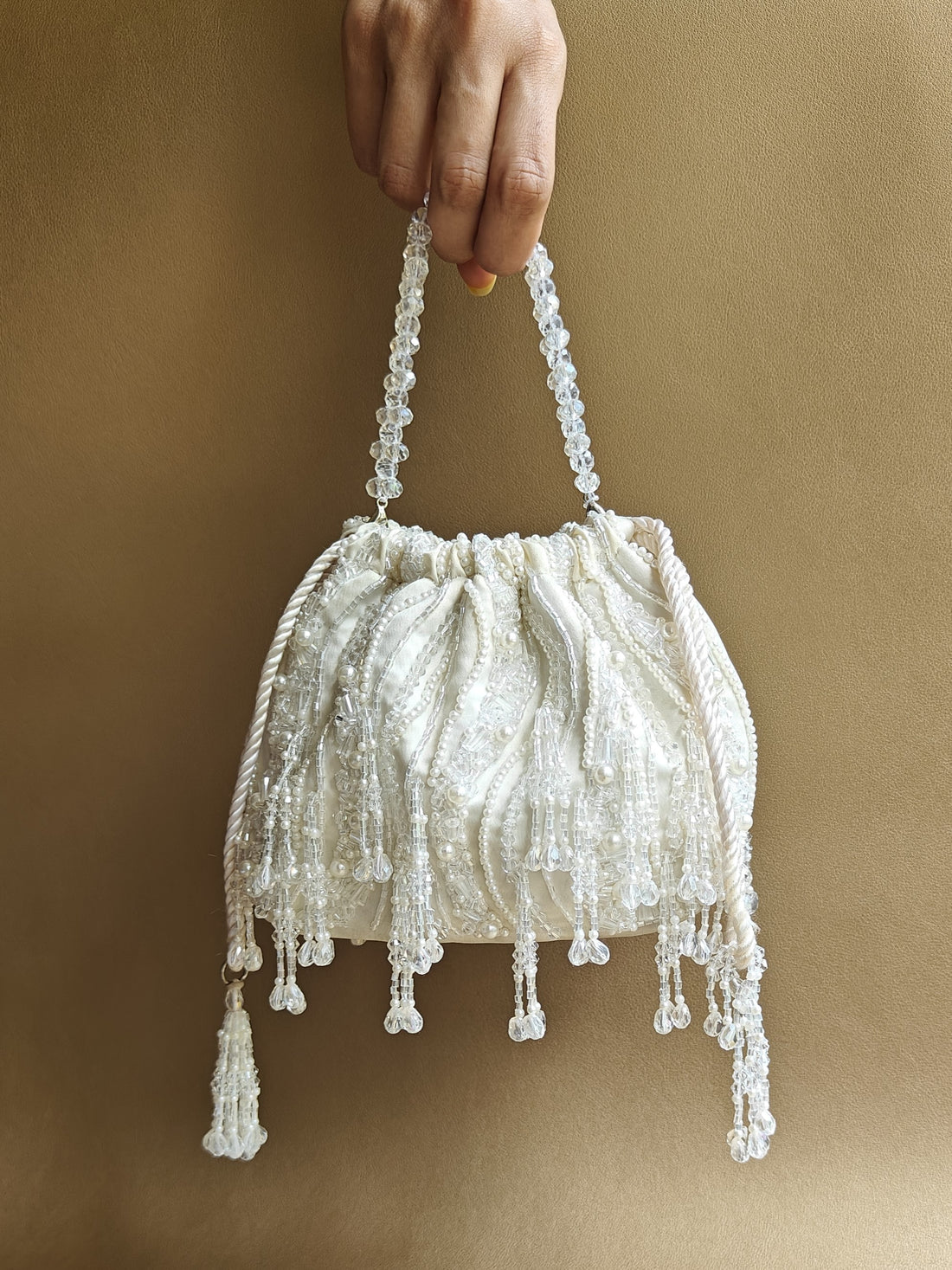 The Pouch In Pearl White