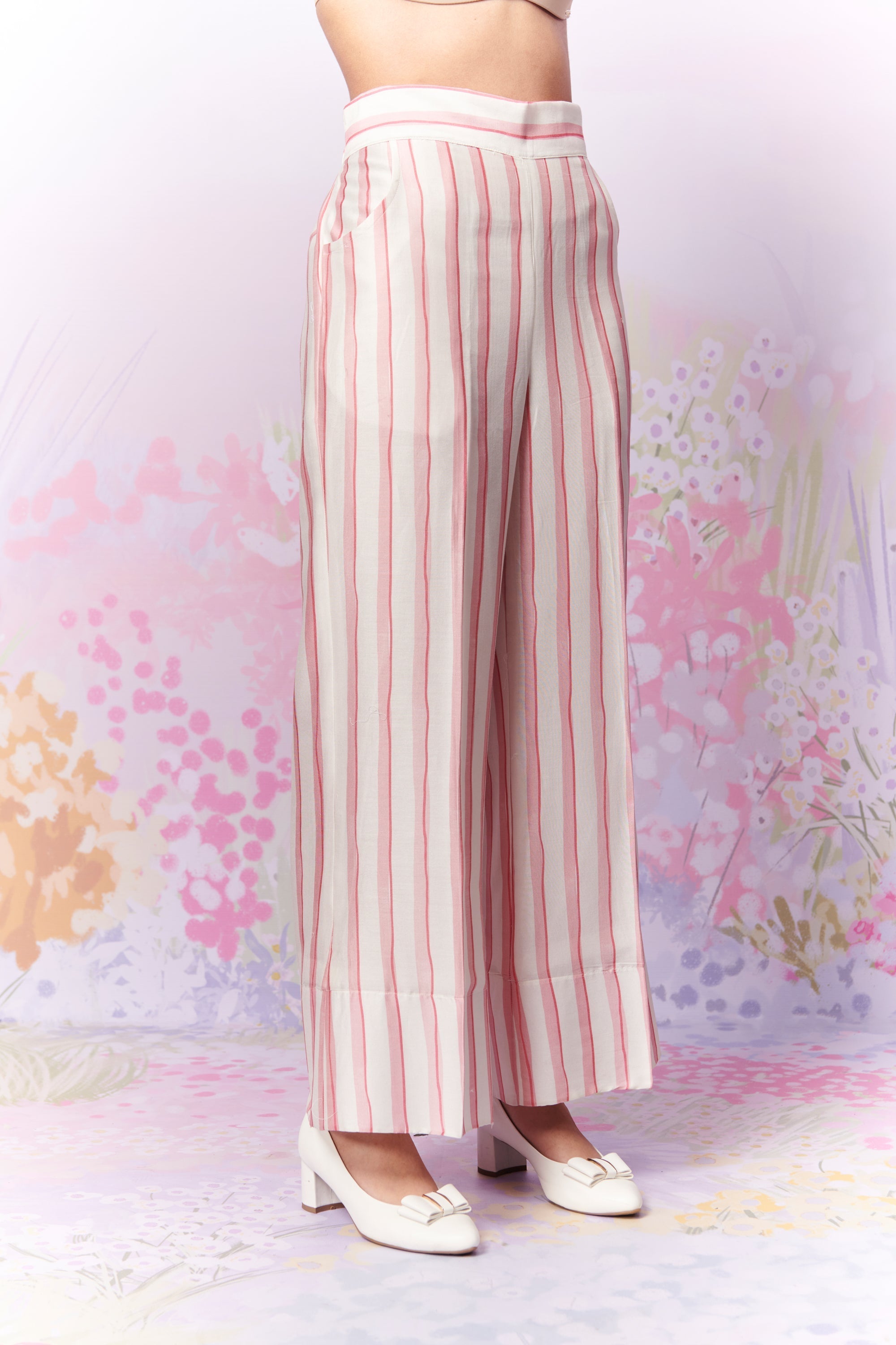 Peony Ribbons Trousers