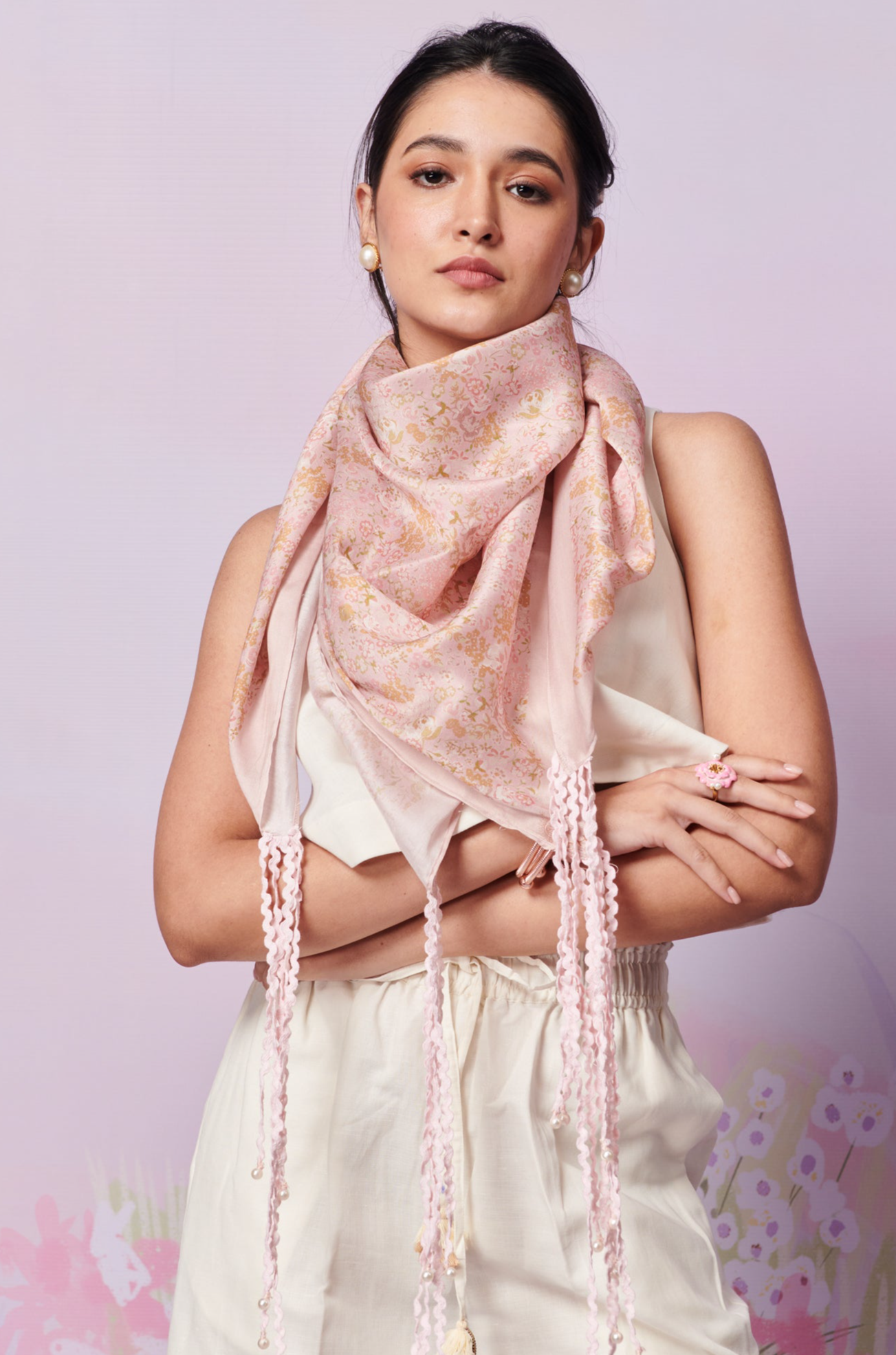 Petite Blooms Scarf