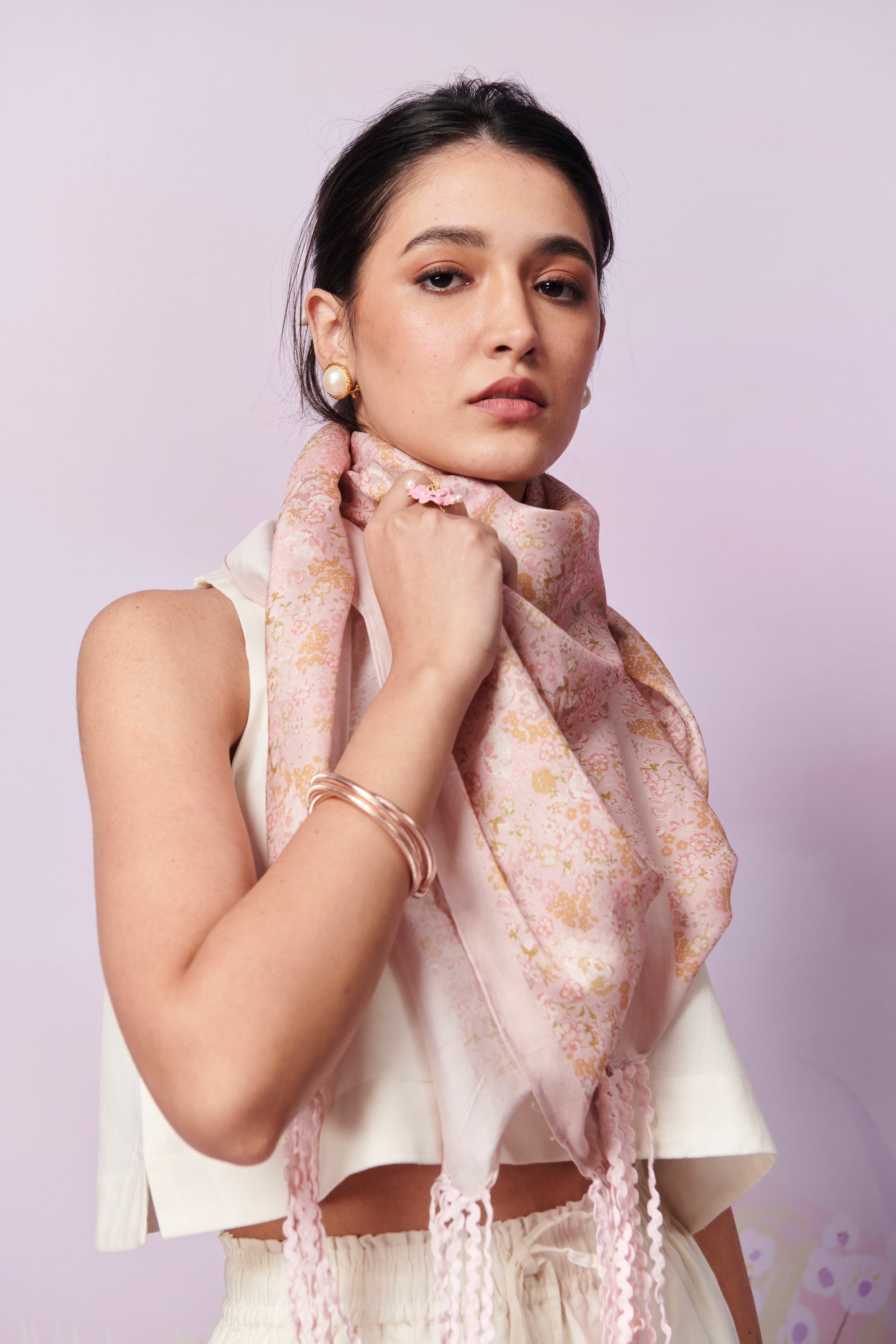 Petite Blooms Scarf