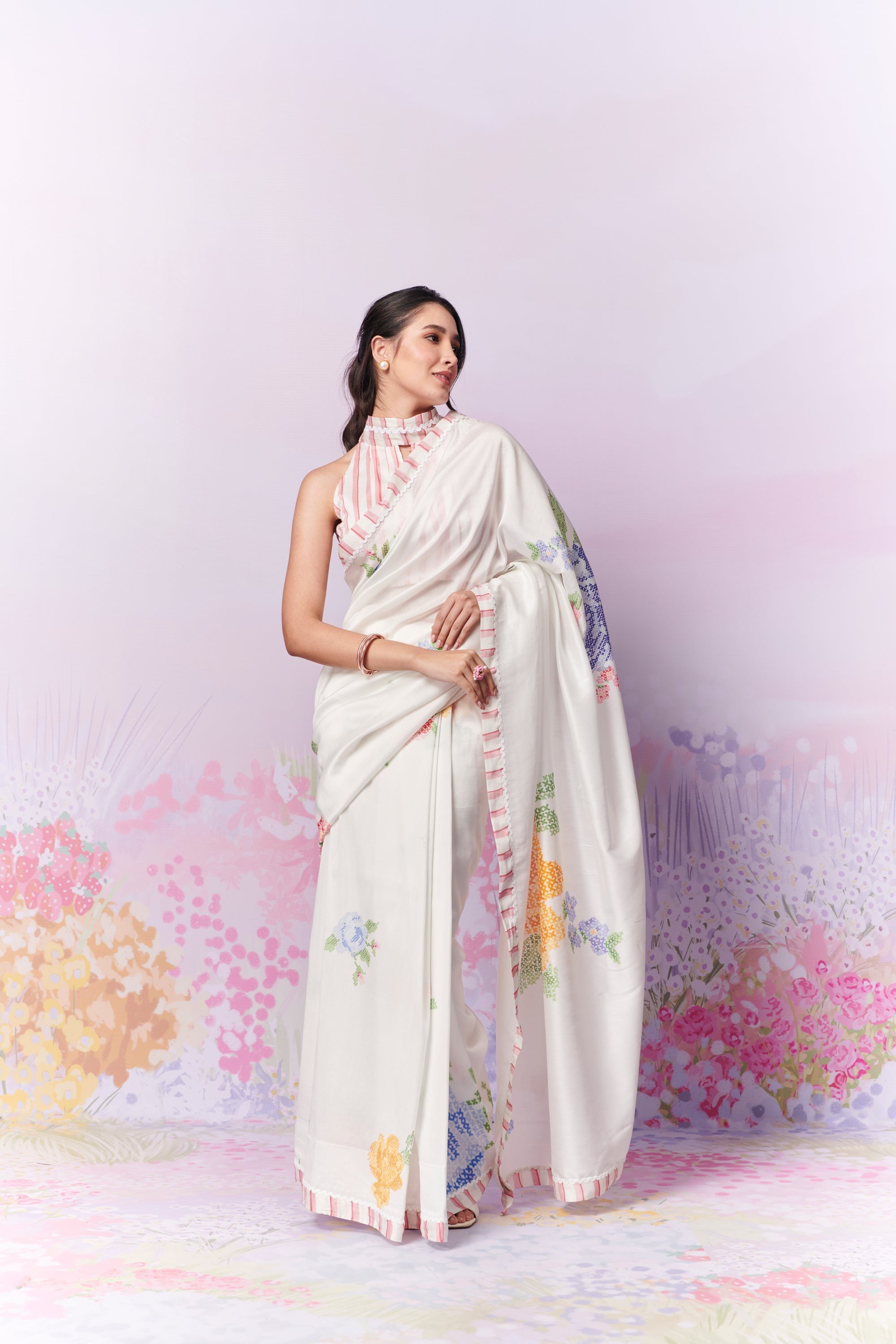 Summer Rose Saree