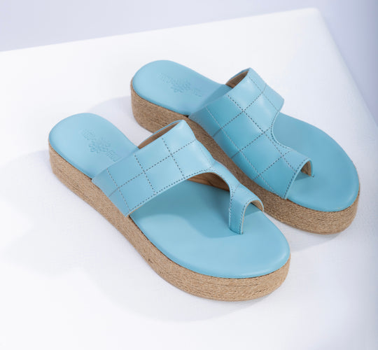 Cher's Platforms - Sky Blue