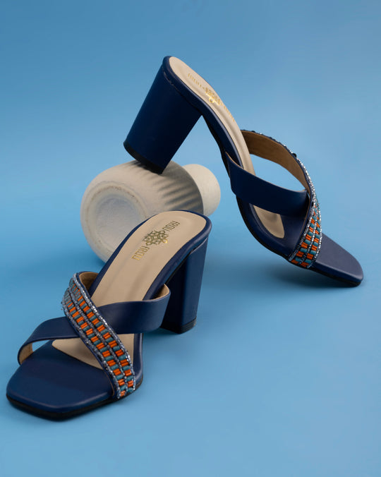 Alzena Cross Strap - Midnight Blue