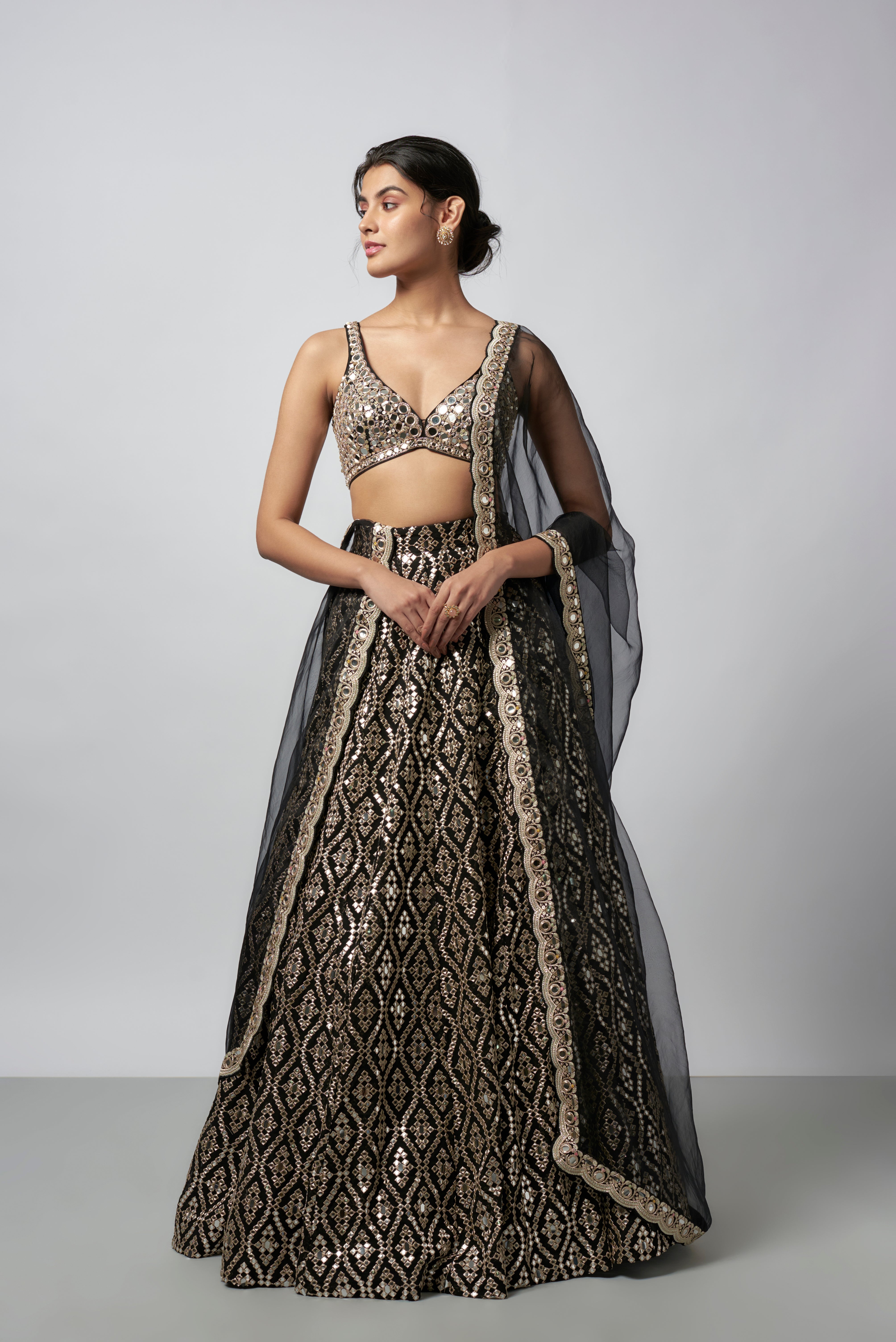 CY Gopi Vaid Ganishka Lehenga Set Front 2