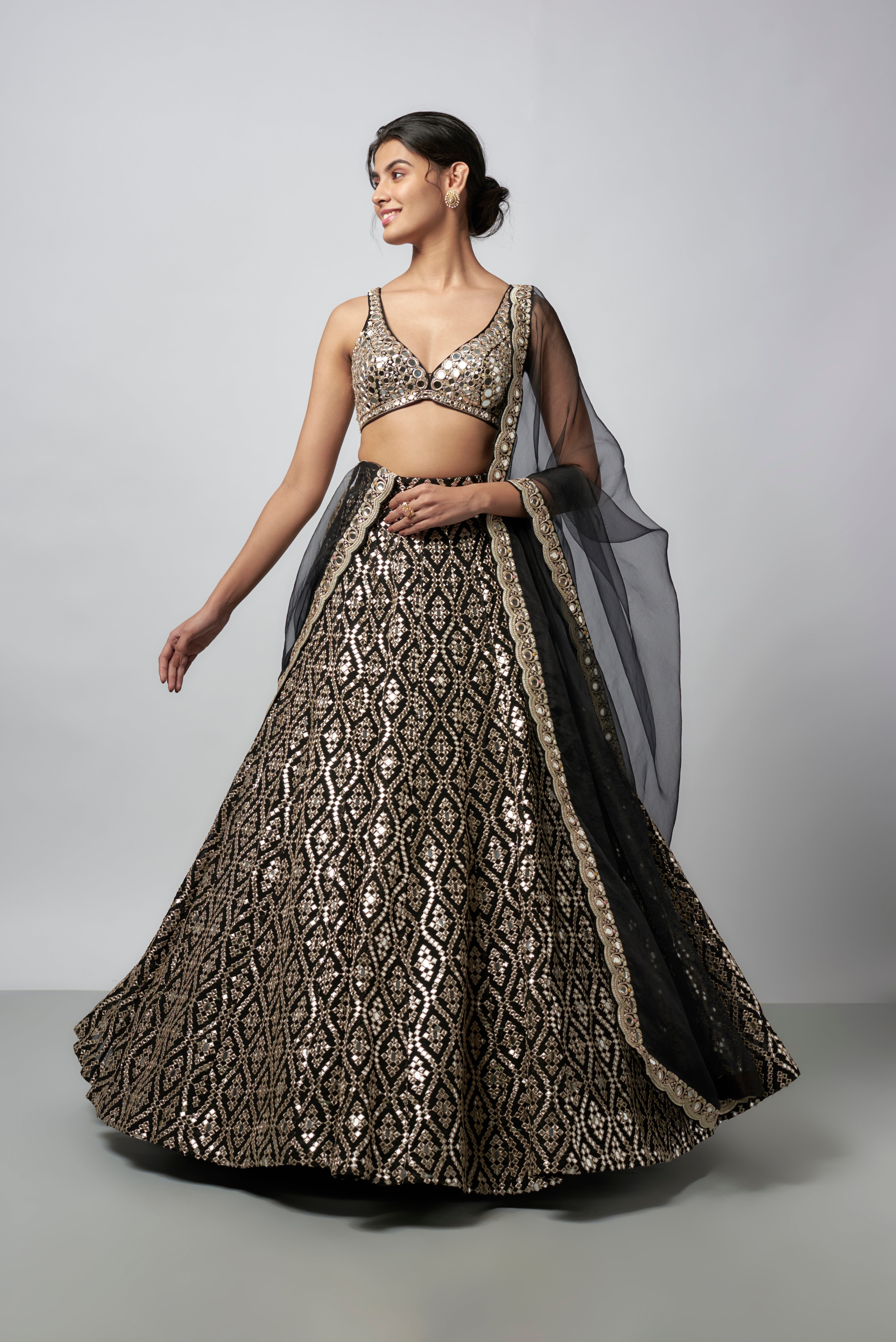 CY Gopi Vaid Ganishka Lehenga Set Front 1