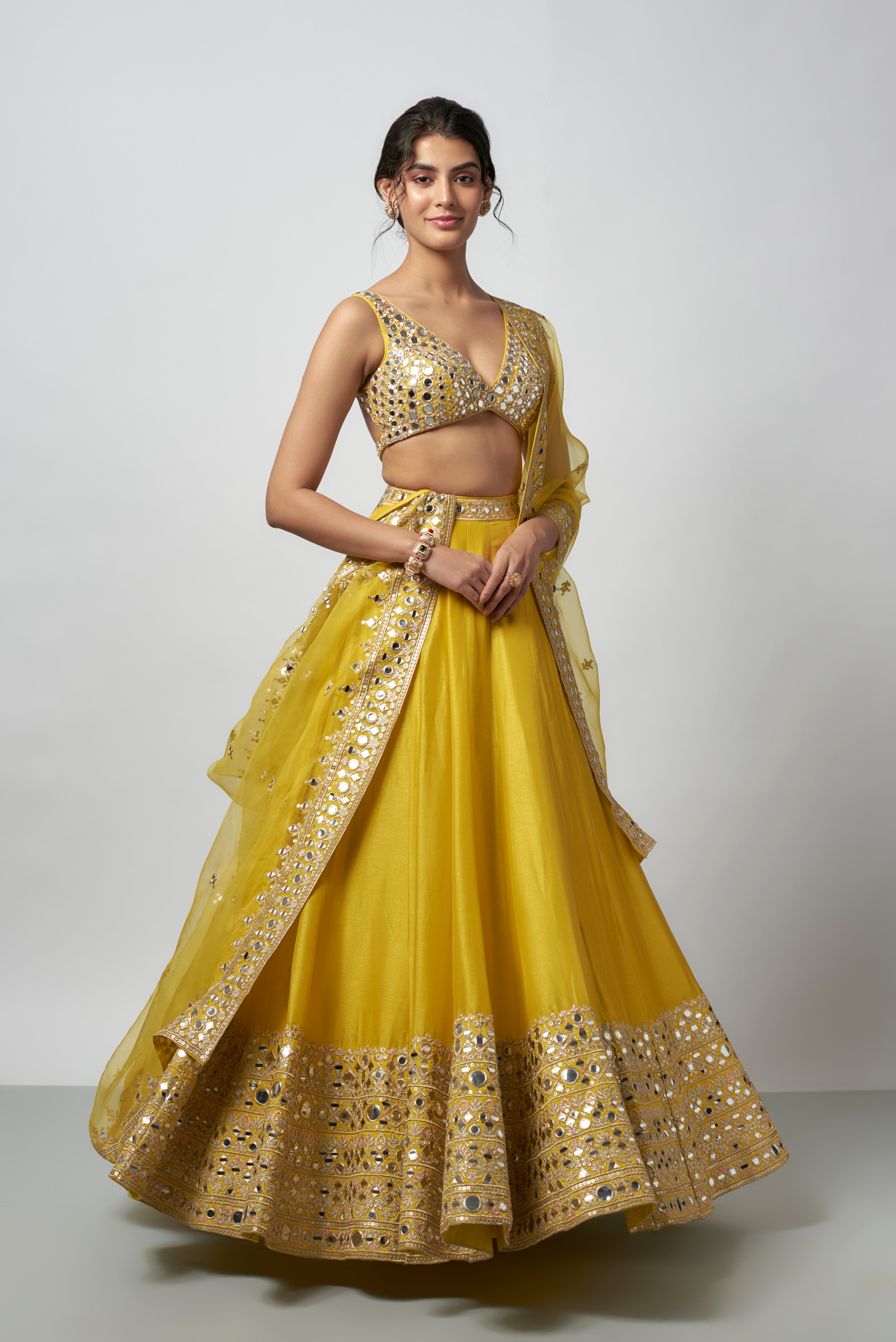 CY Gopi Vaid Kangana Lehenga Set Front 1