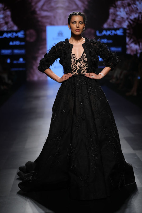 Amit GT - Black ball gown