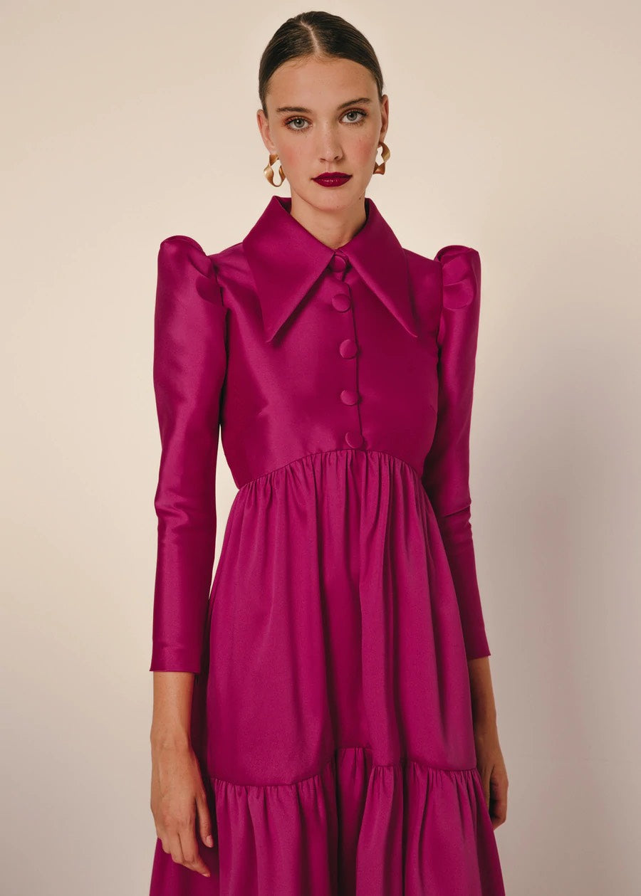 Burnt Pink Tier Dress