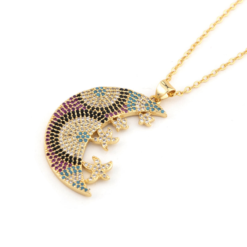 The Jewel Factor By Priti Mandhana - Cresent Moon Necklace
