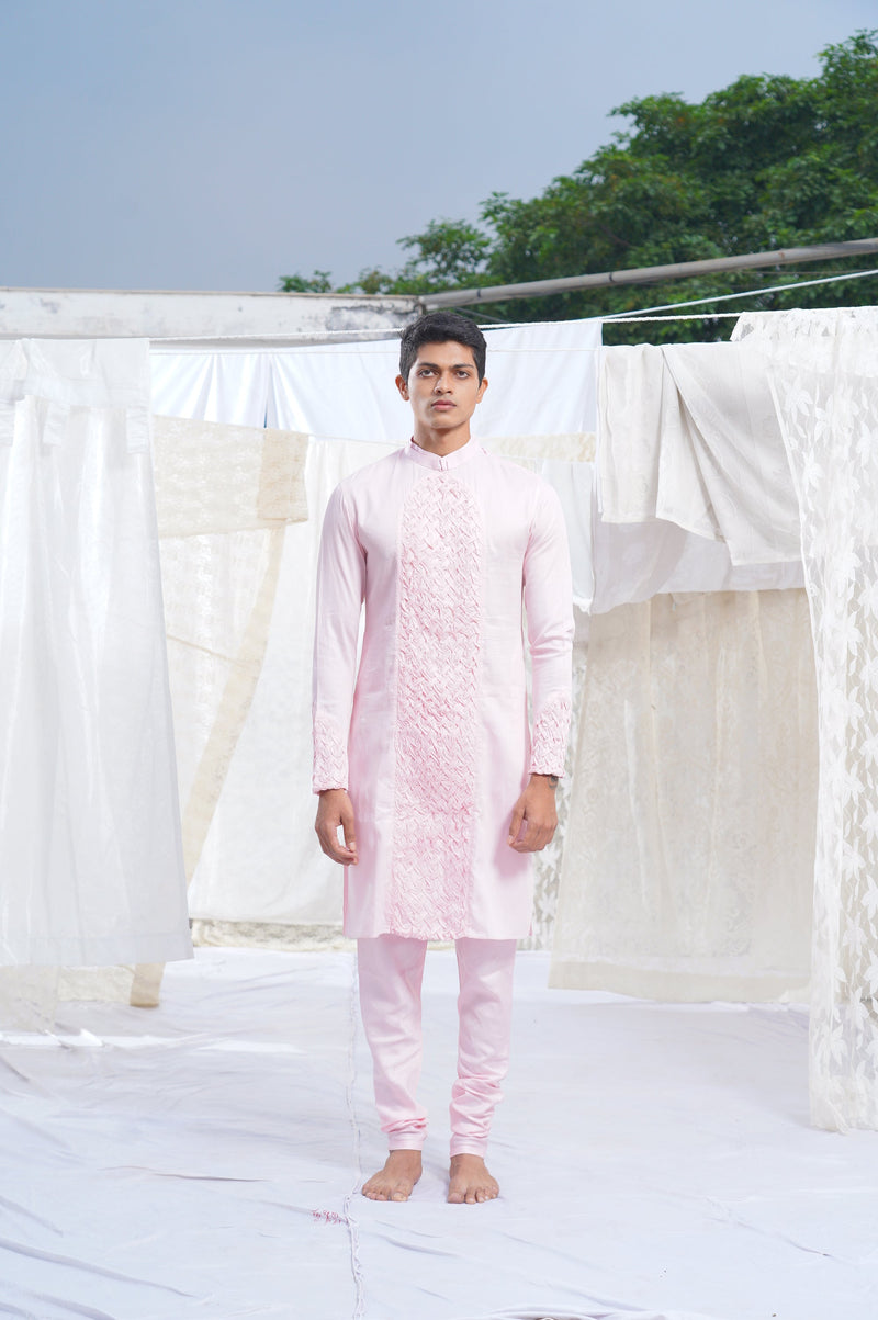 Runit Gupta - Blush Pink Kurta Set