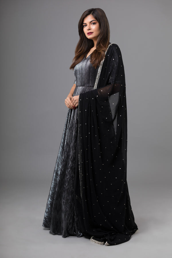 Sanjhana Reddy - Plise Gown